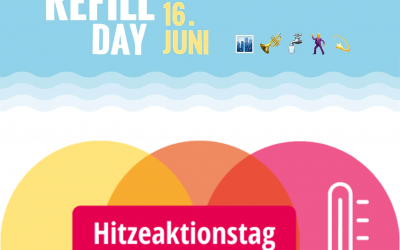 Hitzeaktionstag und World Refill Day im Juni